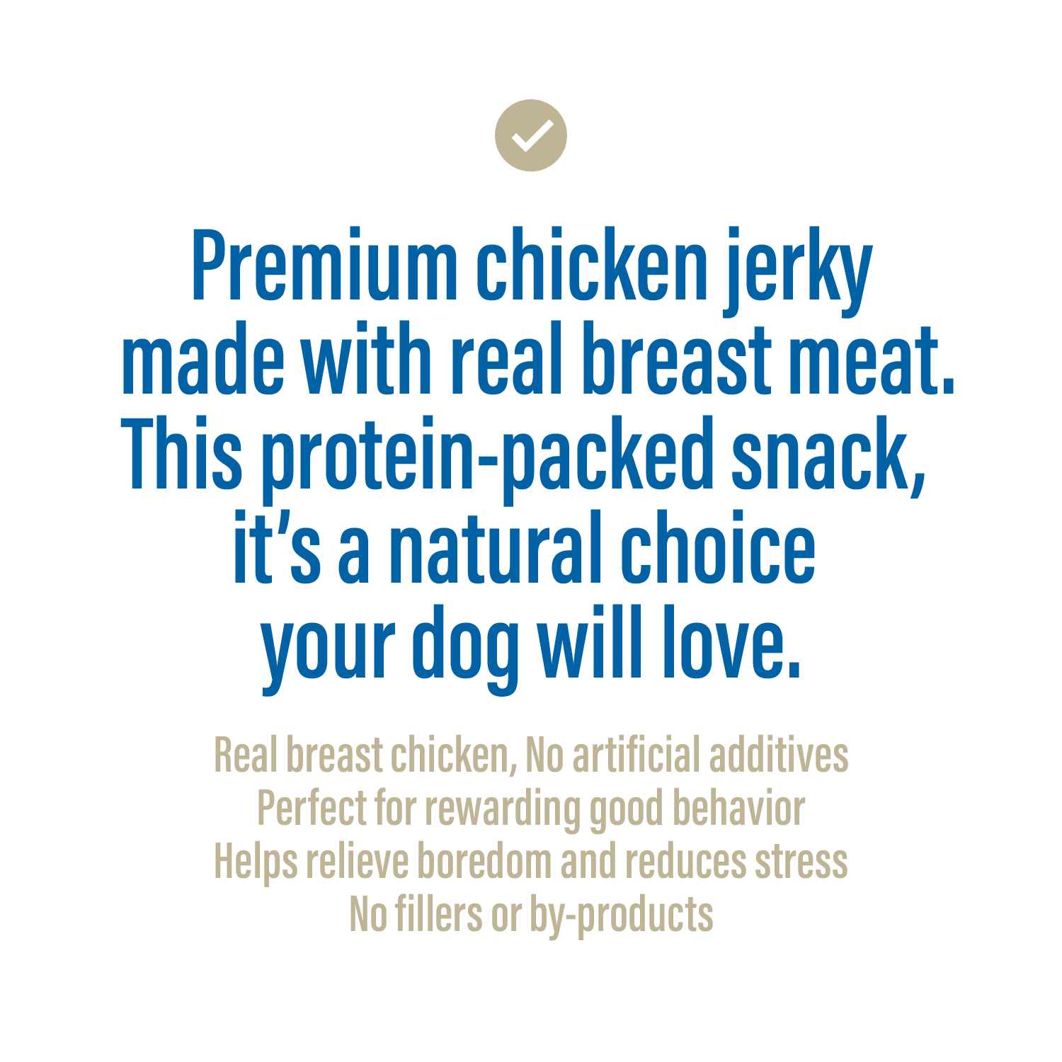 Chicken Jerky – 100% Real Meat Treats (1LB)