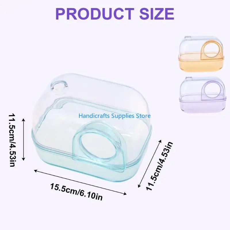 R1WA Hamster Pet Sand Bath Digging Bathing Bowl Hamster Accessories
