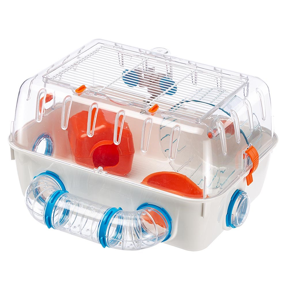 Ferplast Cușcă pentru hamsteri "Combi 1", alb, 40,5x29,5x22,5 cm (57923499)