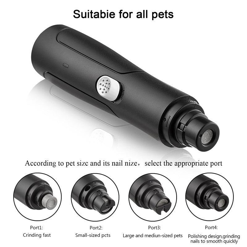 Rechargeable Usb Pet Automatic Dog Nail Grinder Animal Clipper