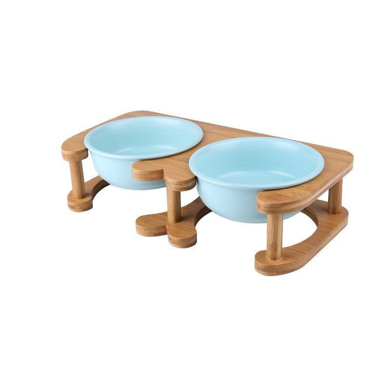 Whisker Wonderland Ceramic Cat Food Bowl