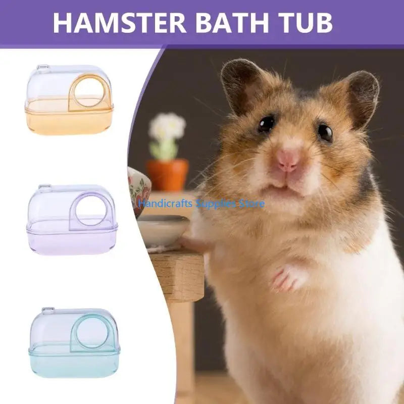 R1WA Hamster Pet Sand Bath Digging Bathing Bowl Hamster Accessories