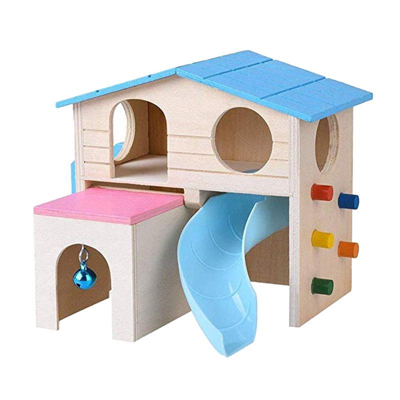 Natural Wood Hamster Hideout: Rustic And Eco-Friendly Nest For Your Furry Friend