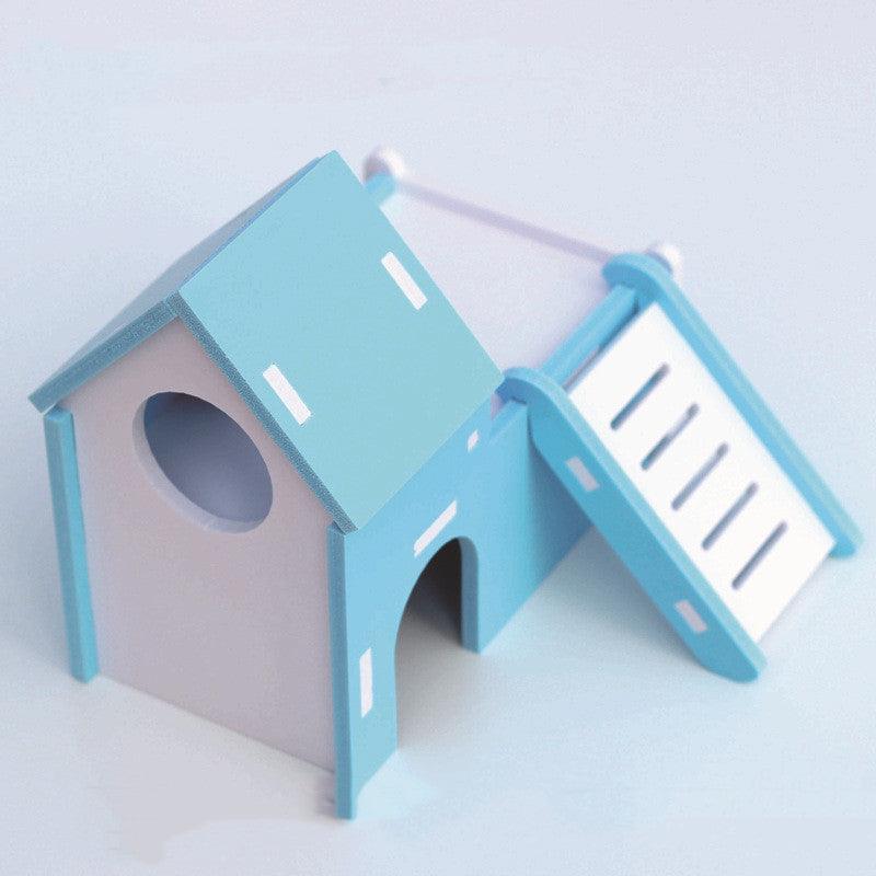Rainbow Swing Hamster Molar Toy With Bridge And Seesaw
