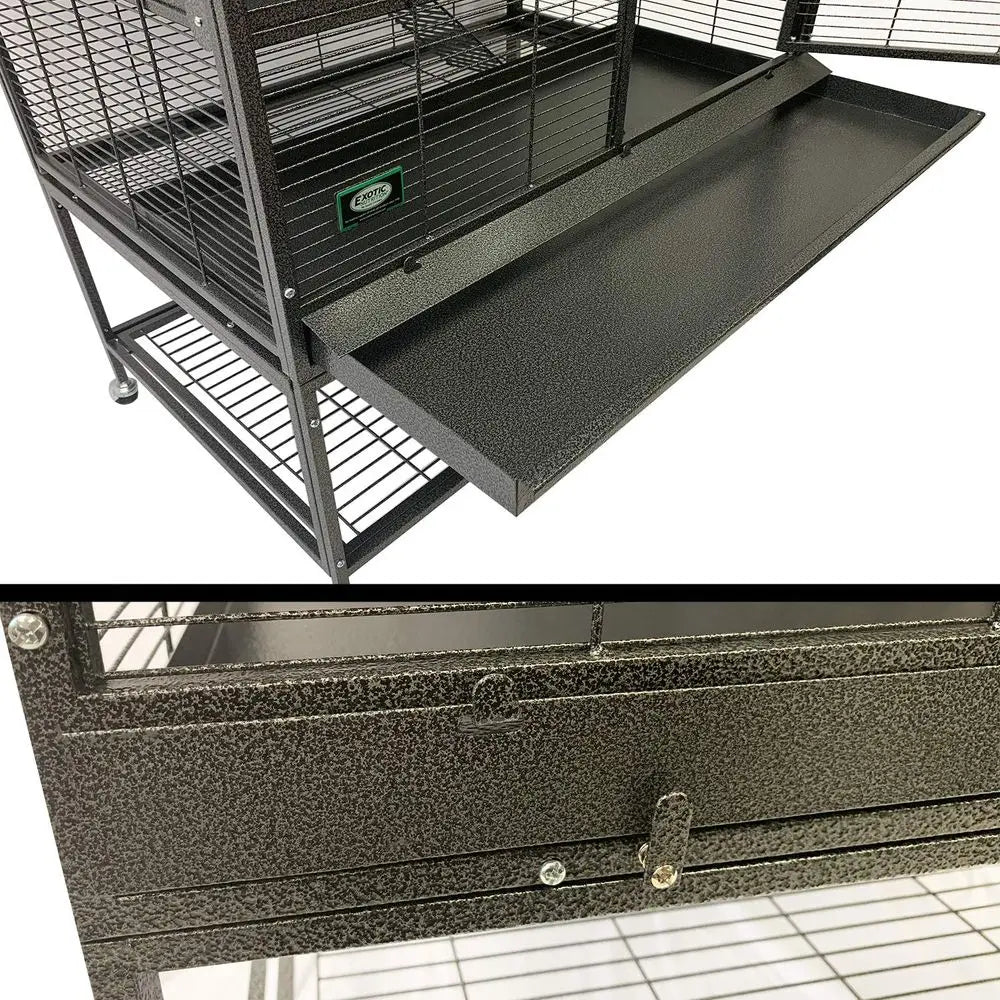 AllMetal Mansion Cage for Chinchillas, Rats, Ferrets, Degus 2Level