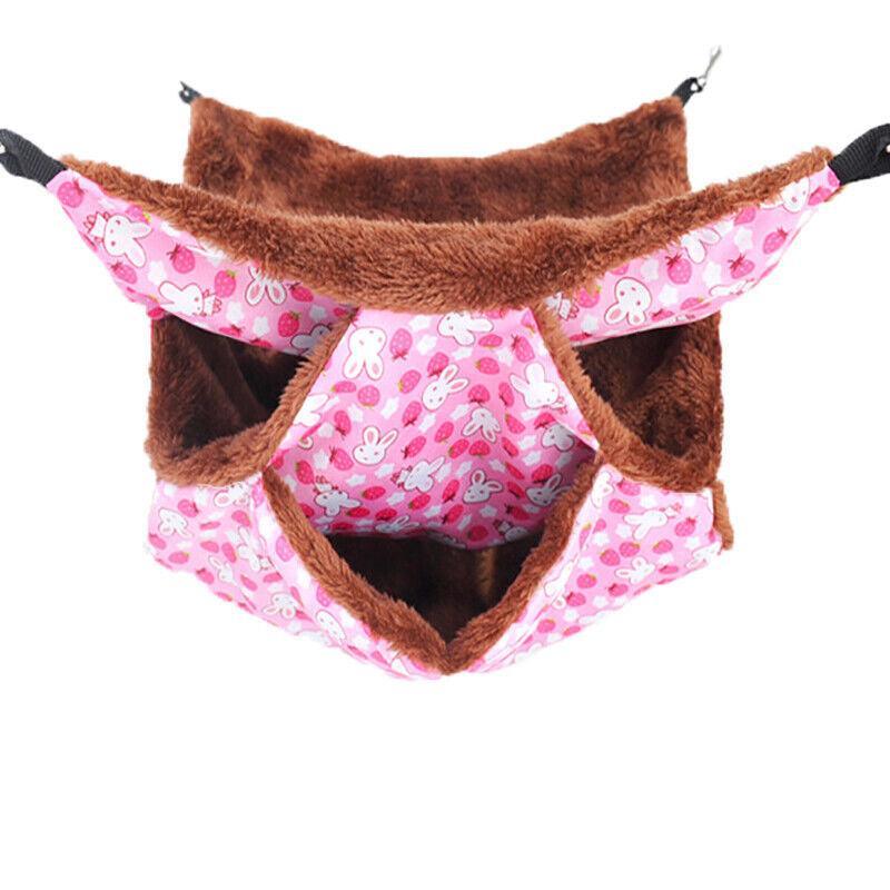 Hanging Hammock Nest Bed for Hamster Guinea Pig Ferret Rat Mice Cage Warmer Toy