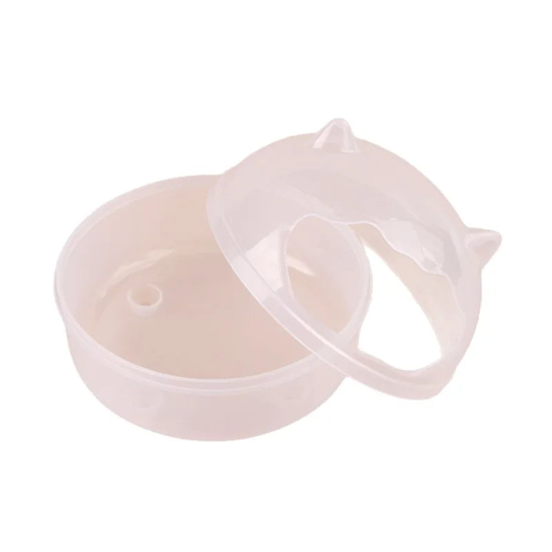Hamster Bathroom Translucent Hamster Sand Basin Mouse Gerbille Pet Toilet Cage Box Bath Sand Room Toy House Small Pet Toilet