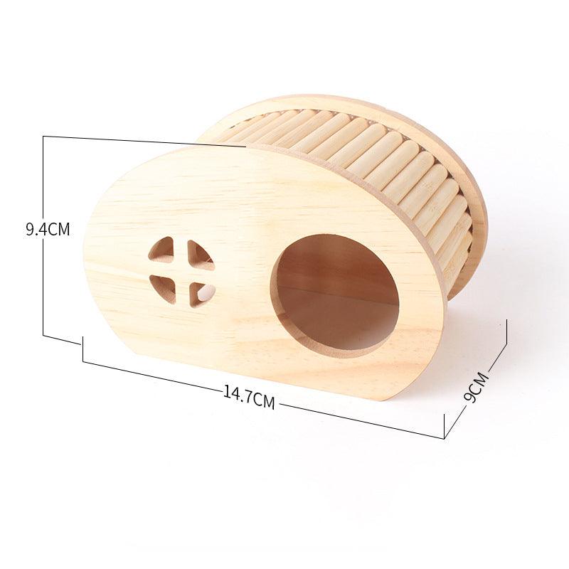 Wooden Animal Hideout: Cozy Retreat For Small Pets