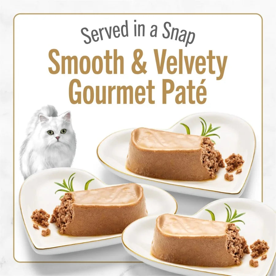 Purina Petites Kitten Food, Wet Cat Food, Pate Collection, 48 Entrees, 1.4 oz Tubs 24 Pack