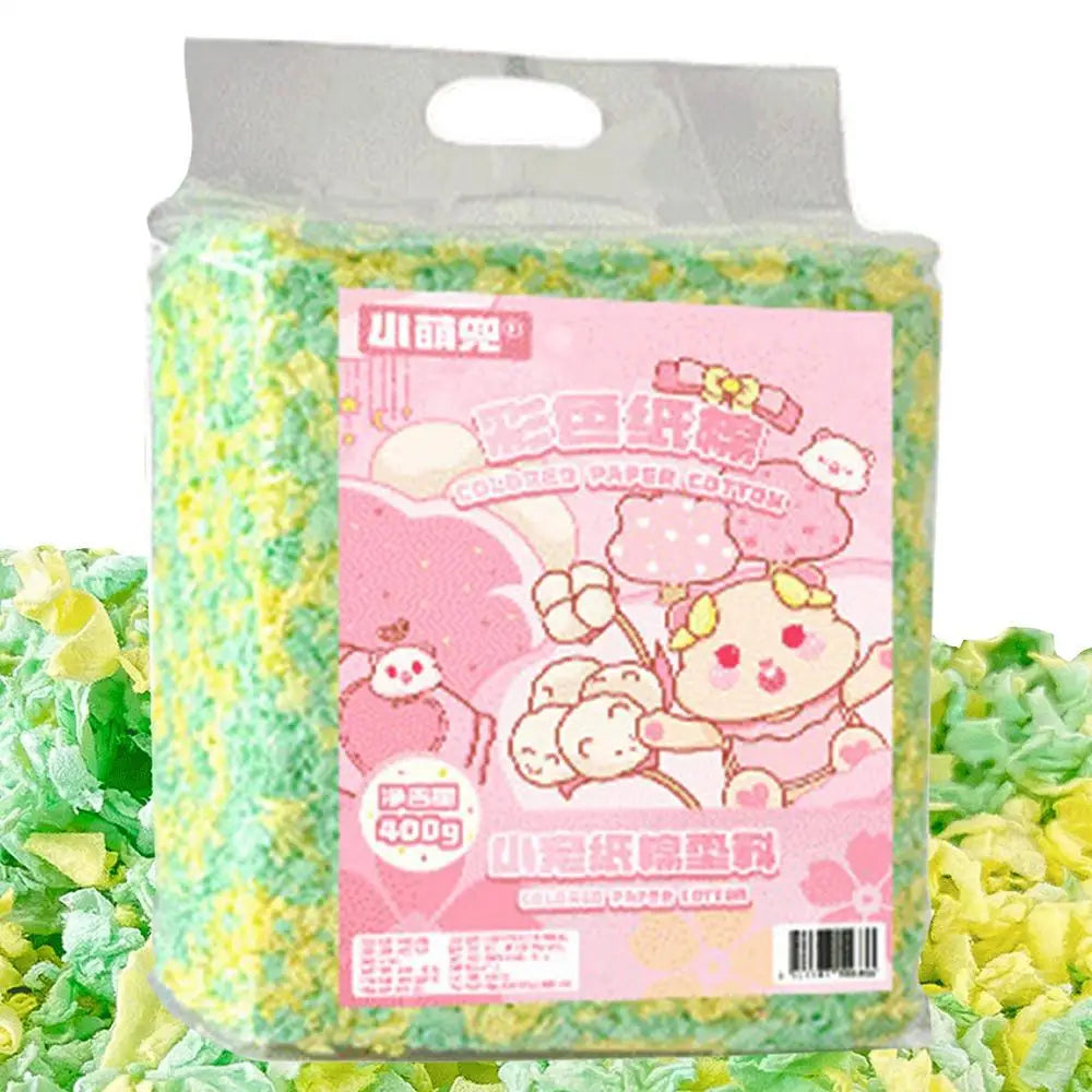 Gerbil Bedding Natural Hamster Fluff Pet Bedding Chinchilla Bedding Rabbits Paper Litter Small Animal Bedding Odor Control For