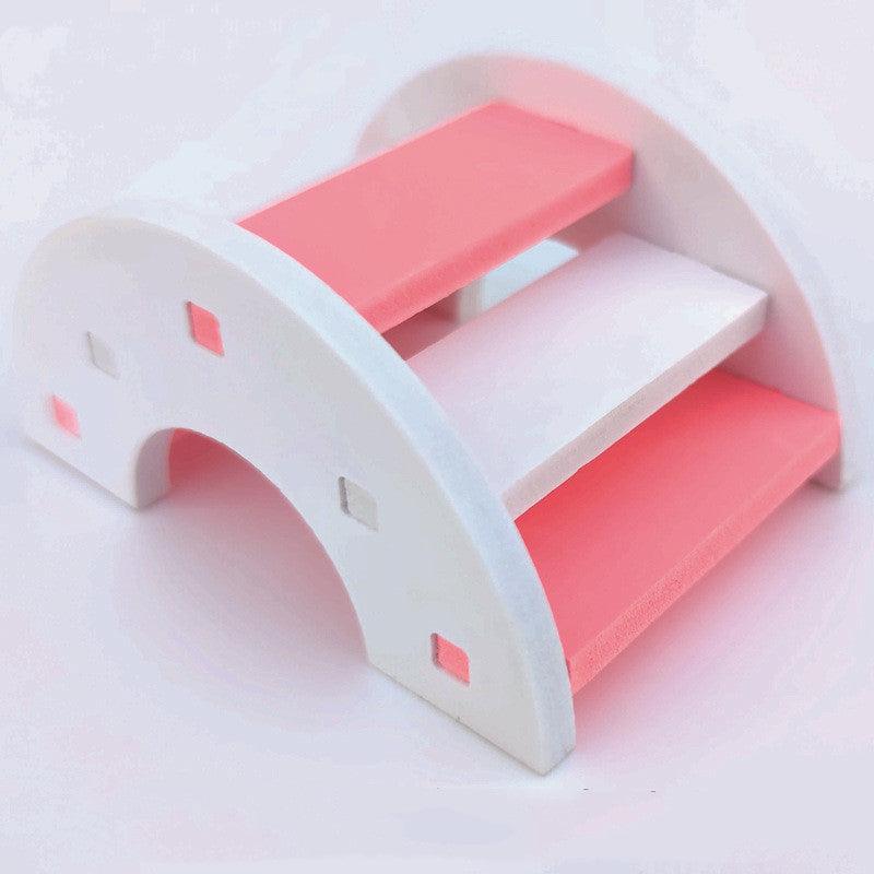 Rainbow Swing Hamster Molar Toy With Bridge And Seesaw