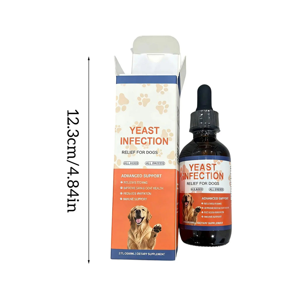 Pet Ear Cleaner Drops Liquid Vitamin Drops Set Daily Ear Care Cleansing Solution with Multivitamin Supplement for Dogs Health