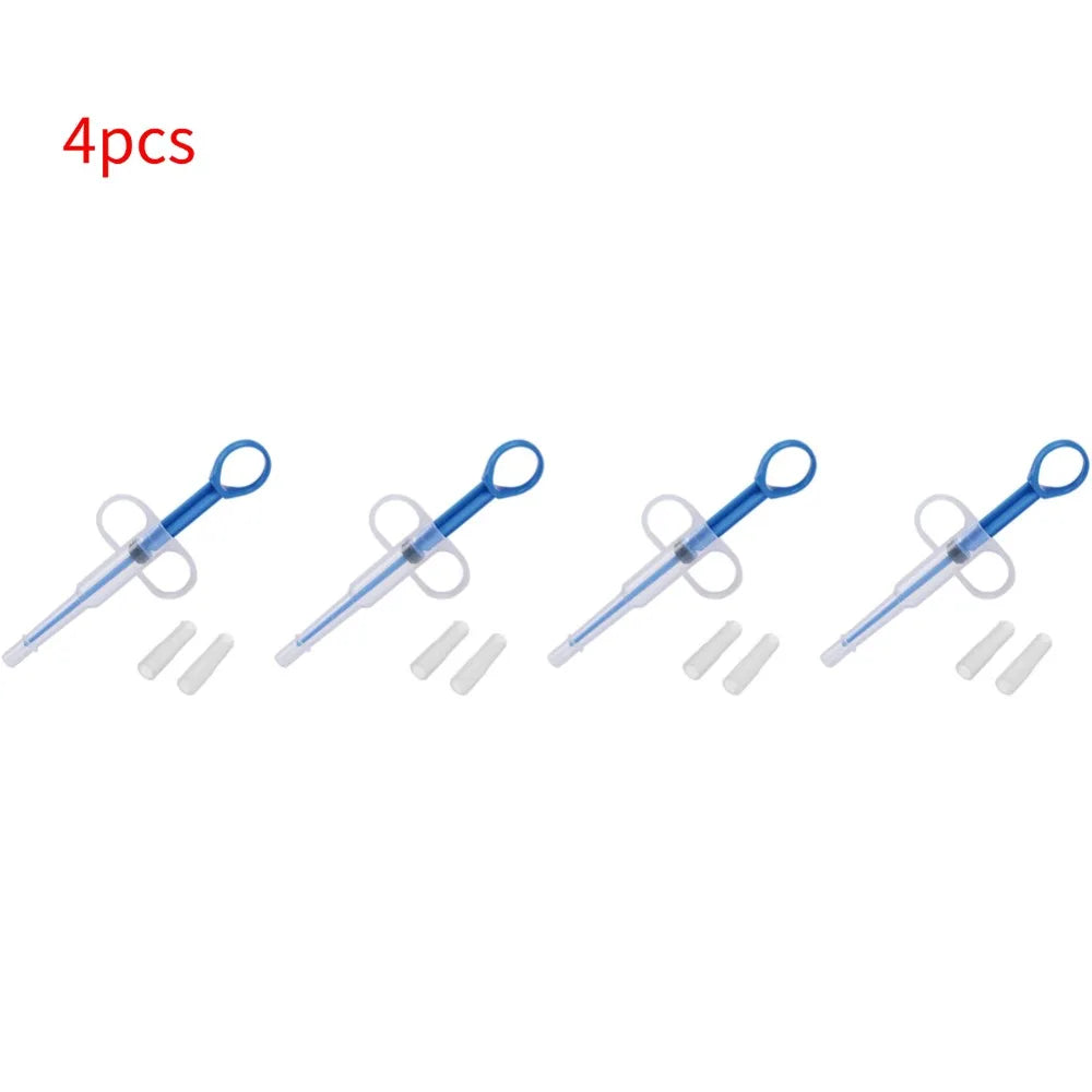Pet Medicine Syringe Tablet Pill Gun Piller Push Dispenser Medicine Water Milk Syringe Dog Cat Feeder Tools Dog Cat Accessories
