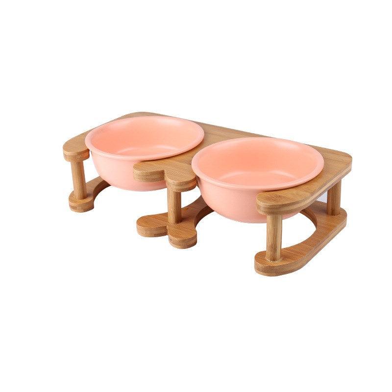 Whisker Wonderland Ceramic Cat Food Bowl