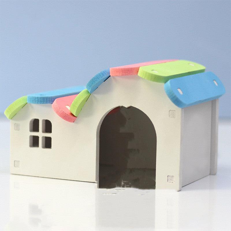 Rainbow Swing Hamster Molar Toy With Bridge And Seesaw
