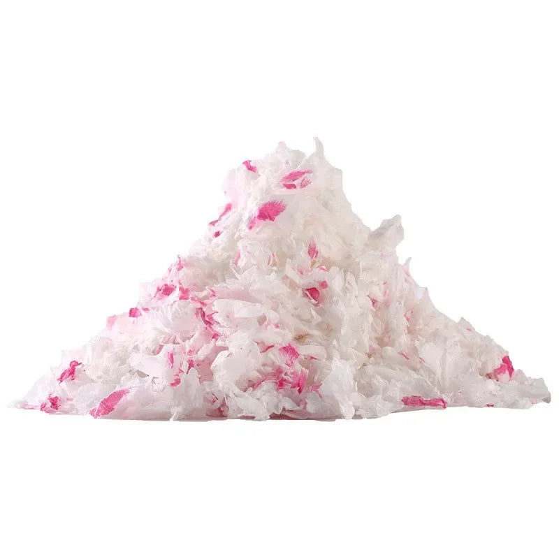 450g Cozy Hamster Bedding Absorbent & Odor-Control Paper Cotton for Syrian Hamsters - Cage Litter & Nesting Material pet items