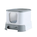 Splashguard Cat Litter Basin - Stylish And Practical Closed Design