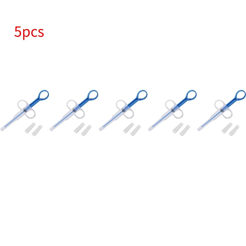 Pet Medicine Syringe Tablet Pill Gun Piller Push Dispenser Medicine Water Milk Syringe Dog Cat Feeder Tools Dog Cat Accessories