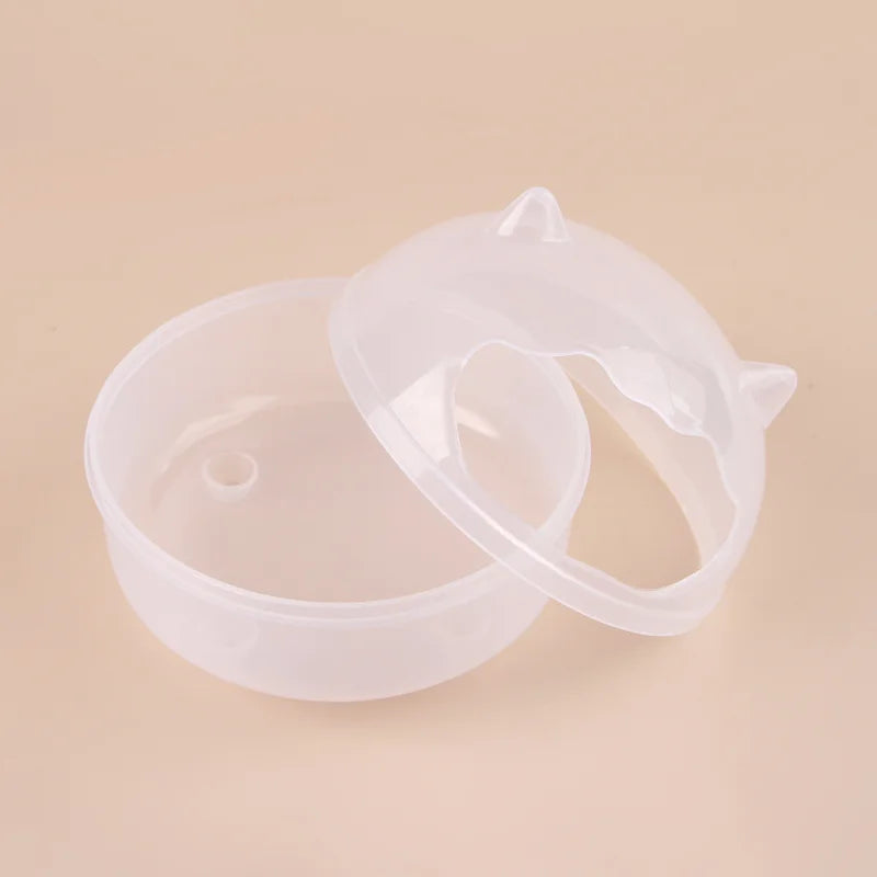 Hamster Bathroom Translucent Hamster Sand Basin Mouse Gerbille Pet Toilet Cage Box Bath Sand Room Toy House Small Pet Toilet