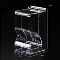 Transparent Plastic Hamster Feeder Food Box - Innovative Fixable Design