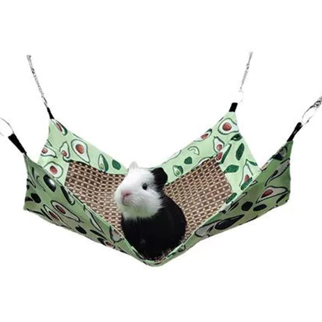 D9 Small Animal Hammock Pet Cooling Mat Summer Cooling Hamster Dog Hammock for Hamster Cage Guinea Pig Rabbit Chinchilla Rodent