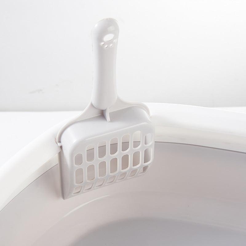 High-Quality Anti-Splash Pet Toilet With Scoop - Stylish And Convenient Cat Litter Box