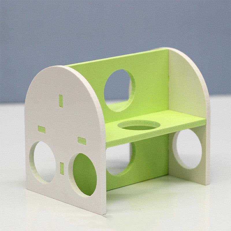 Rainbow Swing Hamster Molar Toy With Bridge And Seesaw