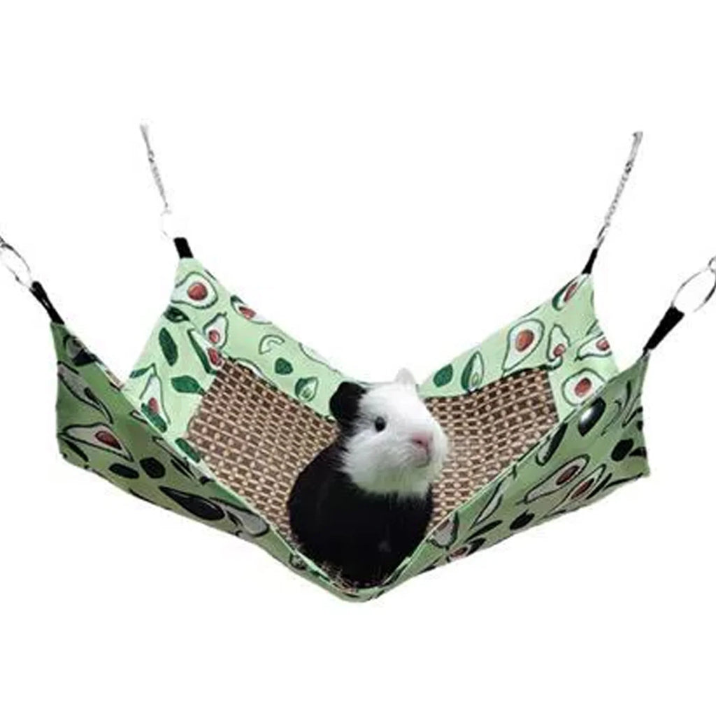 D9 Small Animal Hammock Pet Cooling Mat Summer Cooling Hamster Dog Hammock for Hamster Cage Guinea Pig Rabbit Chinchilla Rodent