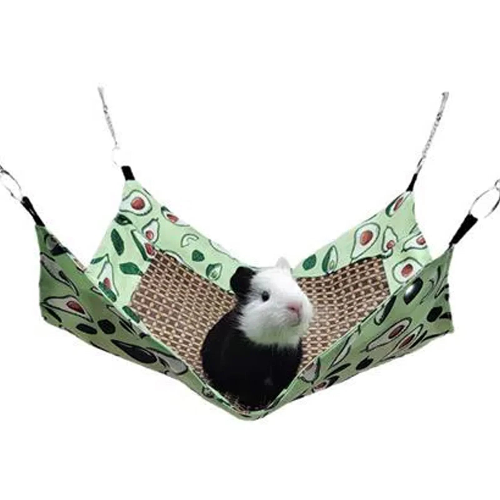 D9 Small Animal Hammock Pet Cooling Mat Summer Cooling Hamster Dog Hammock for Hamster Cage Guinea Pig Rabbit Chinchilla Rodent