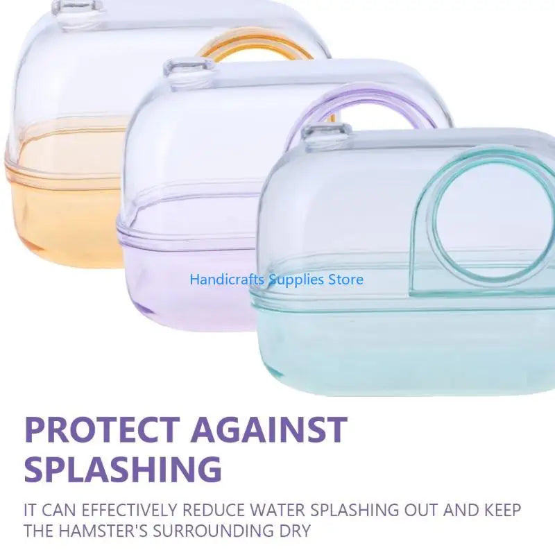 R1WA Hamster Pet Sand Bath Digging Bathing Bowl Hamster Accessories