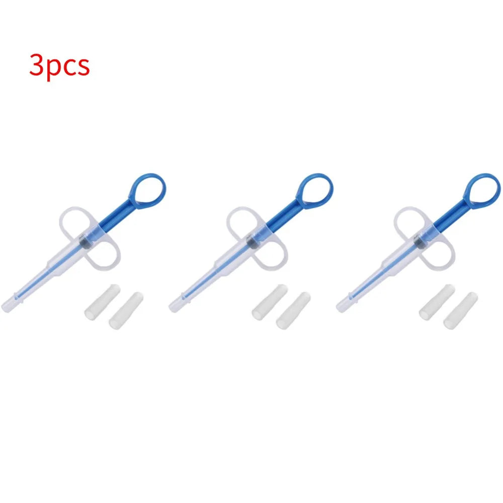 Pet Medicine Syringe Tablet Pill Gun Piller Push Dispenser Medicine Water Milk Syringe Dog Cat Feeder Tools Dog Cat Accessories