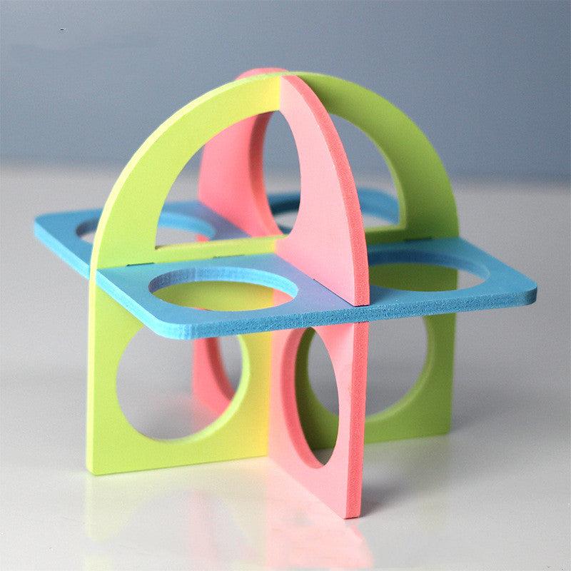 Rainbow Swing Hamster Molar Toy With Bridge And Seesaw