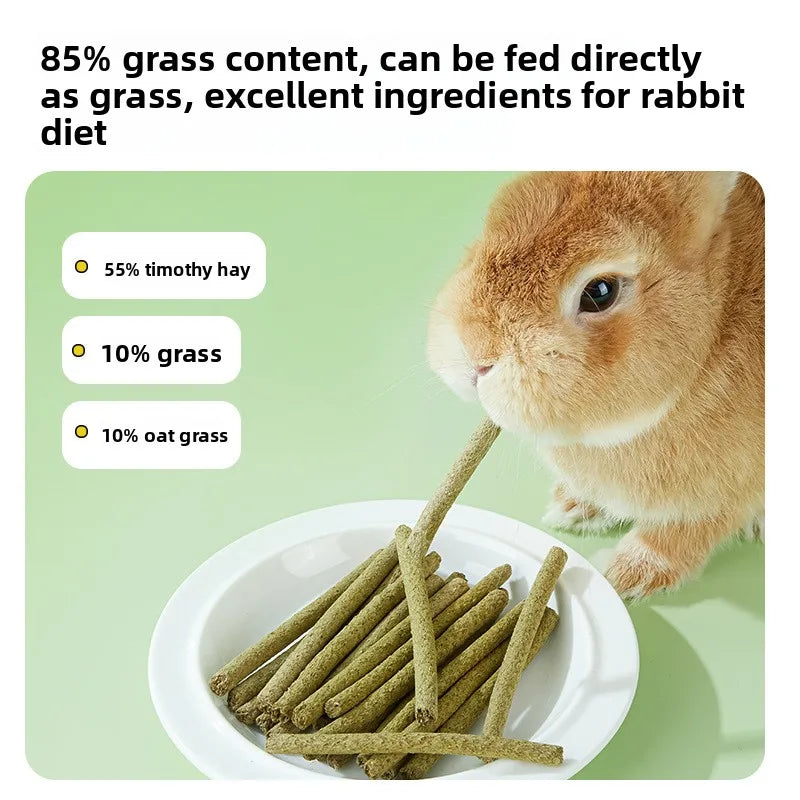 Yee Probiotic Timothy Hay Sticks-Complete Main Food for Adult&Young Rabbits and Guinea Pigs,Digestive Health&Balanced Nutrition