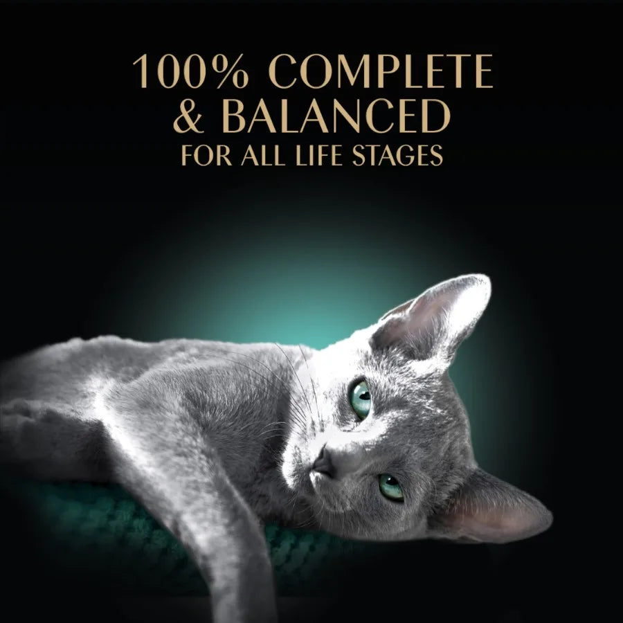 Perfect Portions Wet Cat Food Variety Pack Pate for Indoor Cats, 2.6 Oz Twin-Pack Trays in Assorted Flavors, Grain-Free, High M
