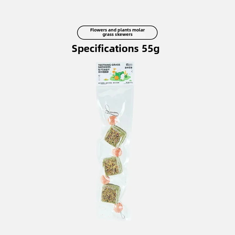 YEE Small Animal Chew Sticks - Timothy & Alfalfa Hay Blends for Rabbits, Hamsters & Guinea Pigs | Natural Dental Health Treats