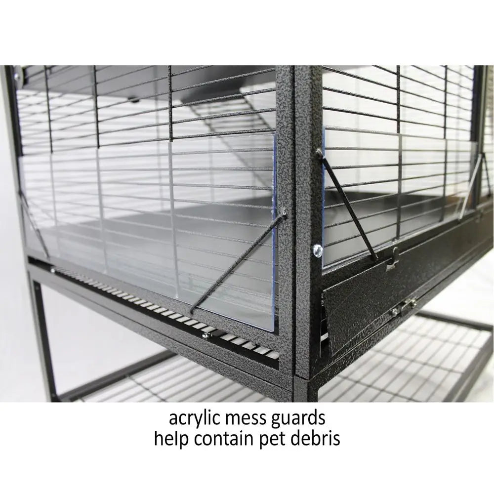 AllMetal Mansion Cage for Chinchillas, Rats, Ferrets, Degus 2Level