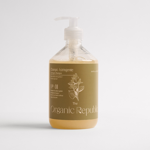 Astringent shampoo