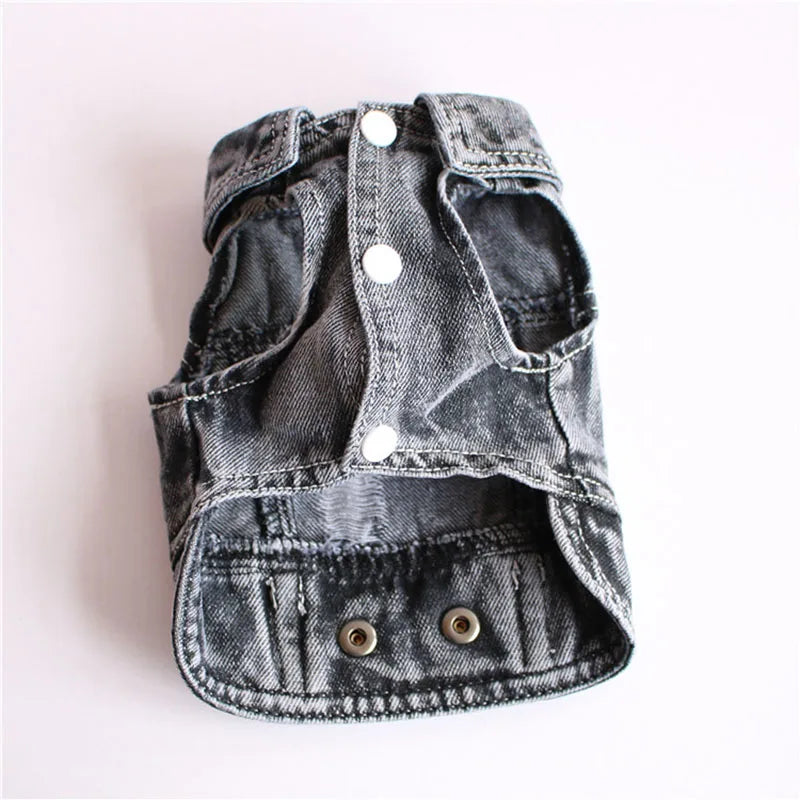 Cool Jeans Jacket for Small Dogs