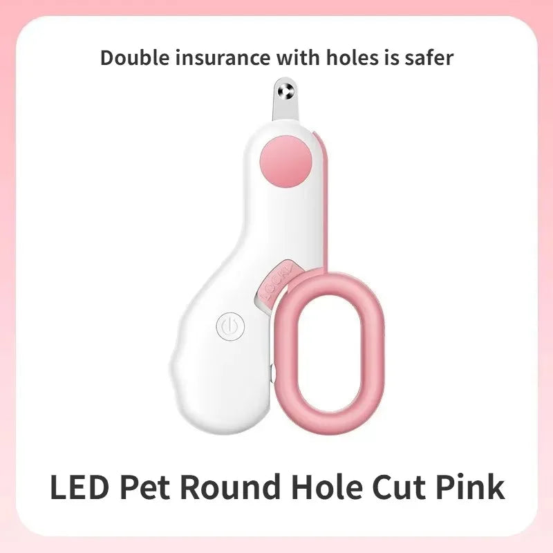 Ergonomic Adjustable Pet Nail Clippers for Dogs & Cats