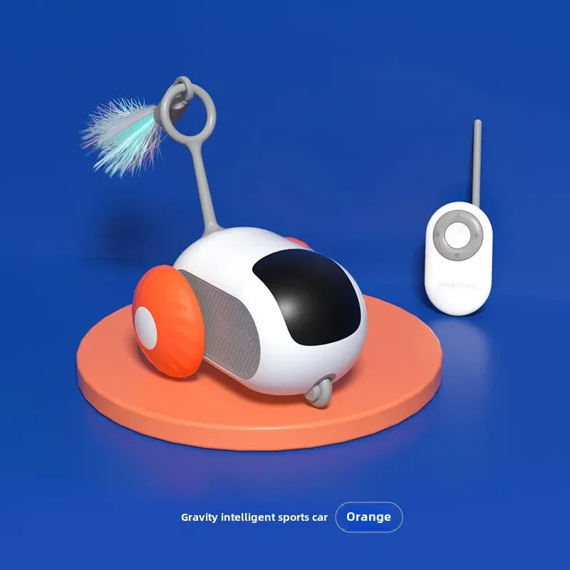 Interactive Remote Control Cat Toy Car