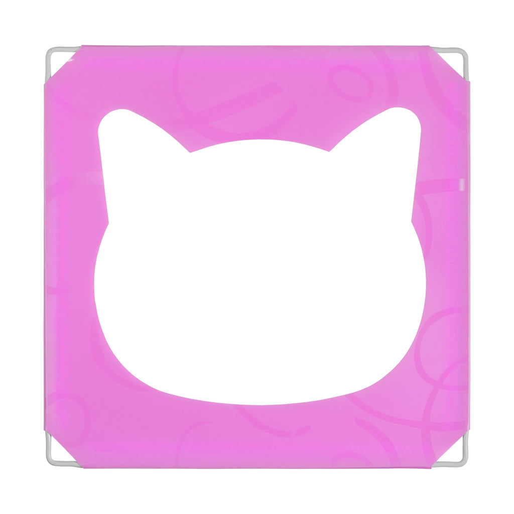 Pink Kitty Cubby Cat Cube Buildable Play Tower, Large