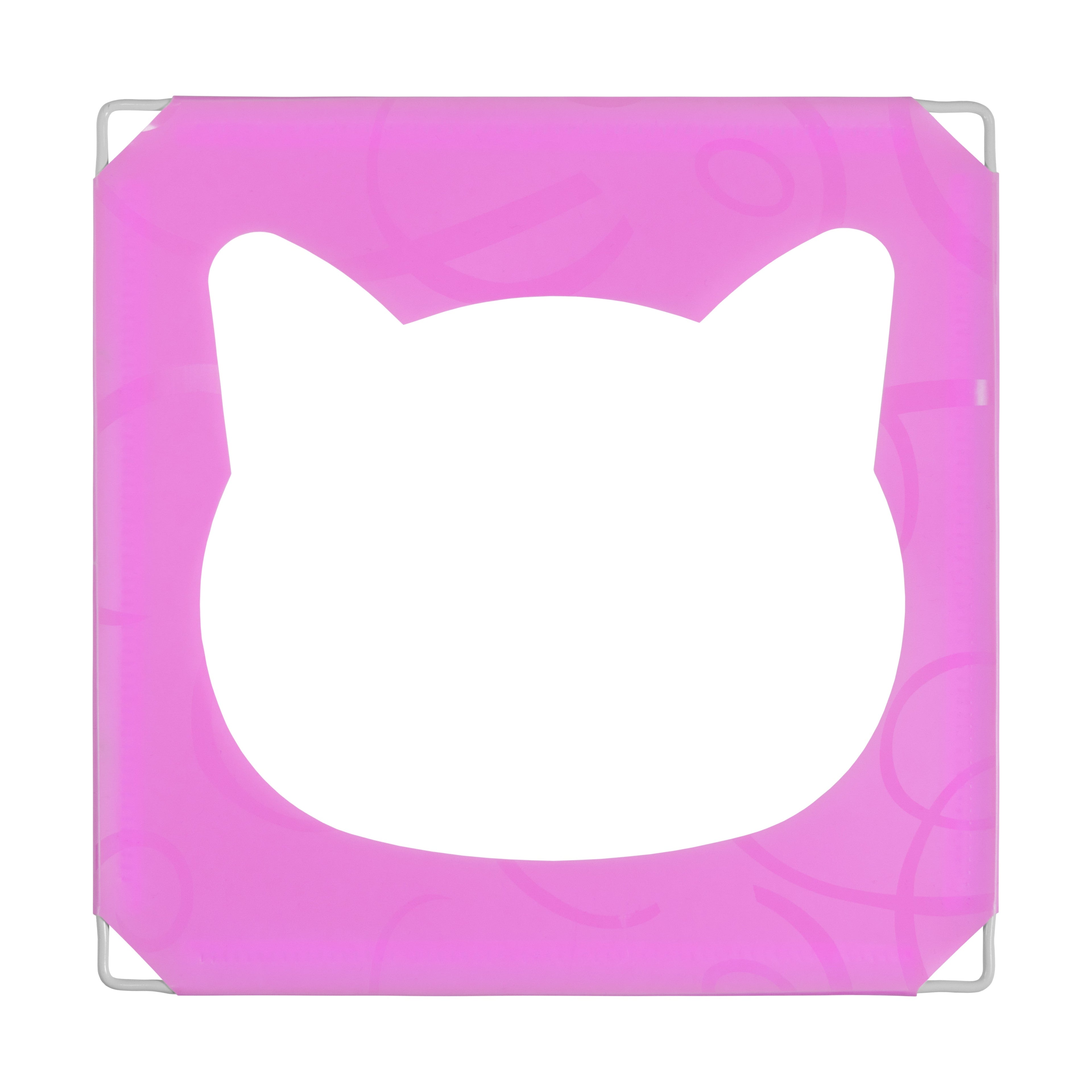 Pink Kitty Cubby Cat Cube Buildable Play Tower, Large