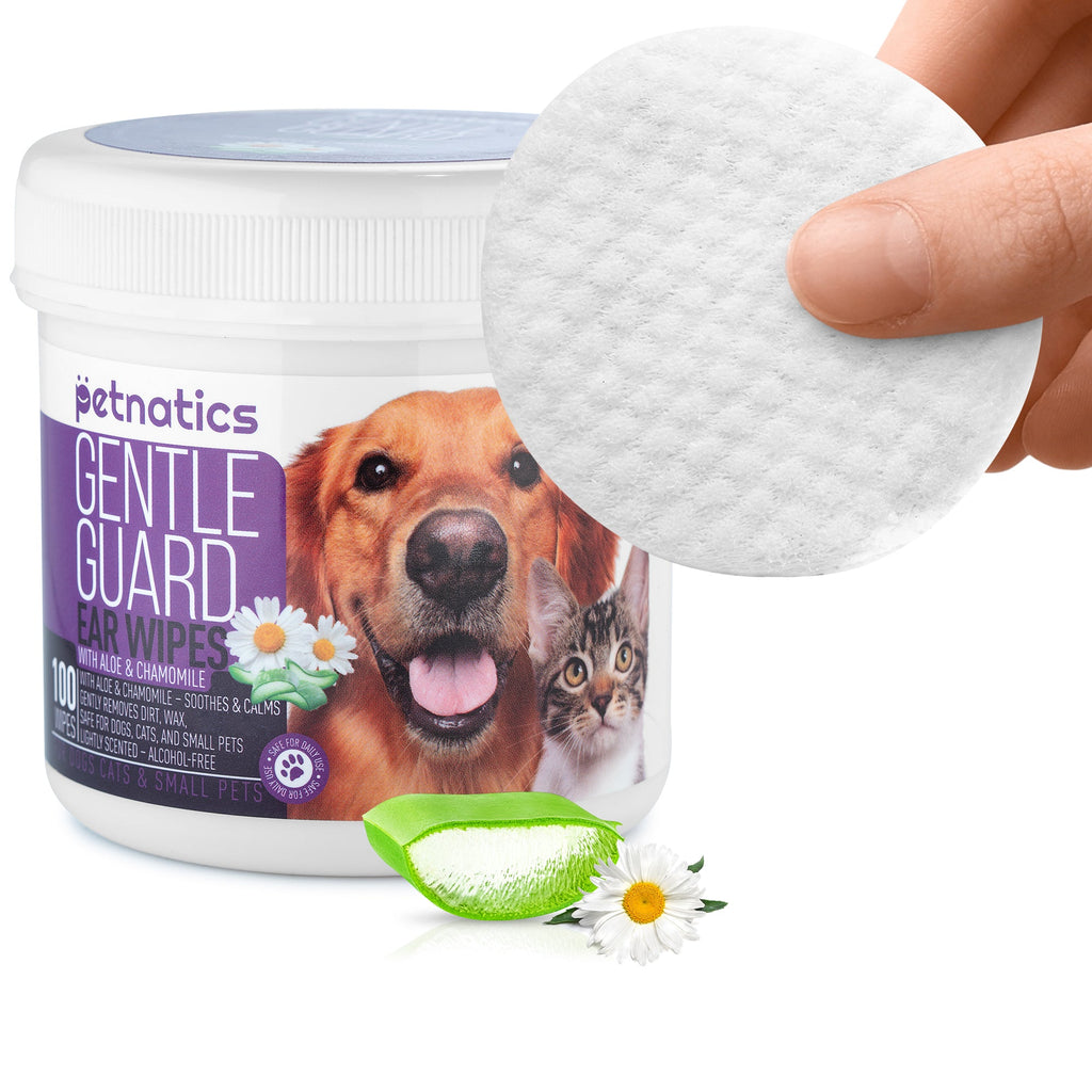 Gentle Ear Wipes for Dogs and Cats
