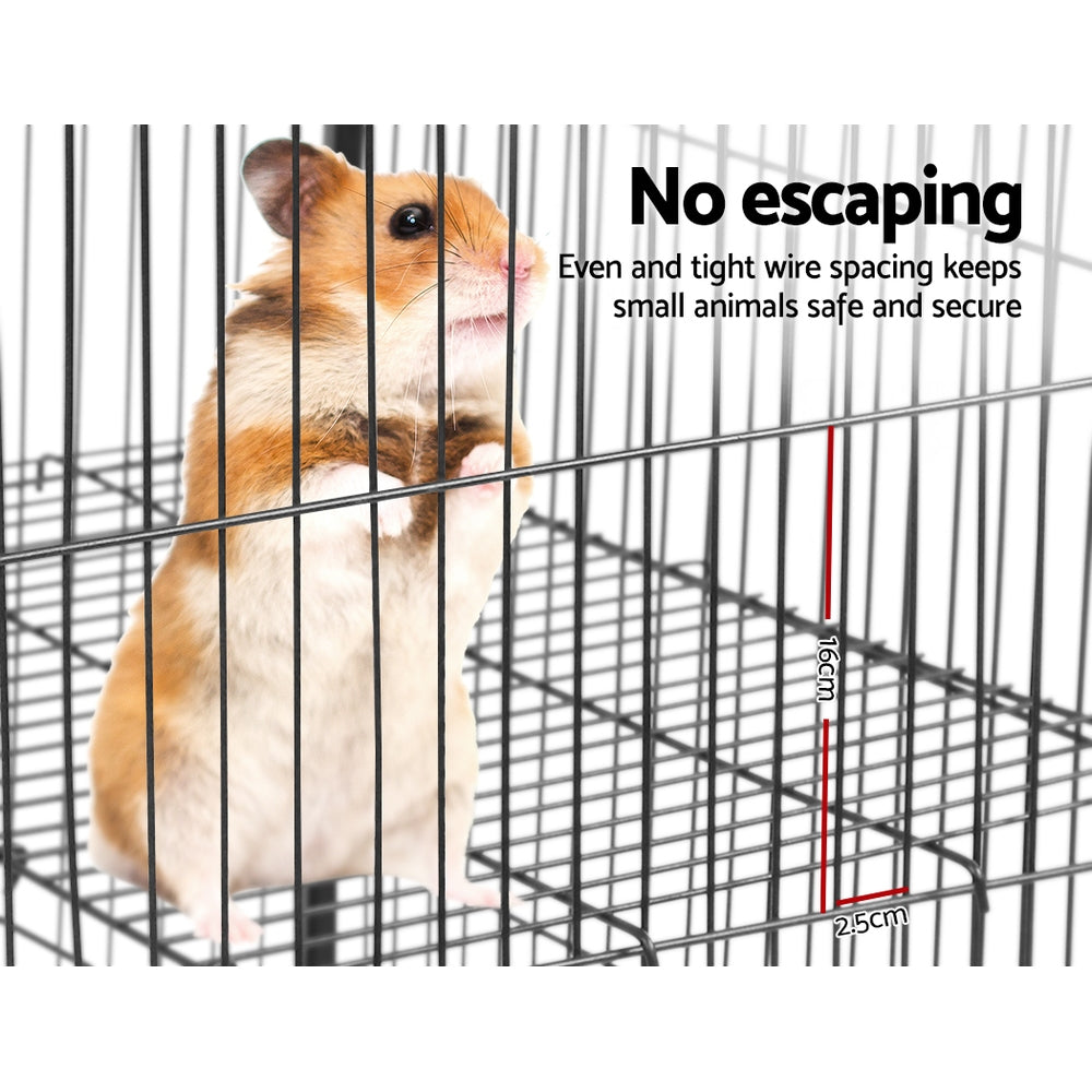 NNEDSZ 4 Level Rabbit Cage Bird Ferret Parrot Aviary Cat Hamster Castor 142cm
