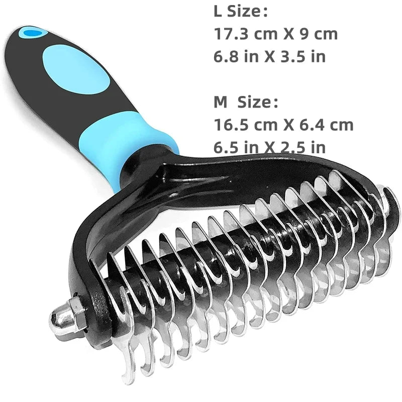 Pet Grooming Brush for Dogs & Cats