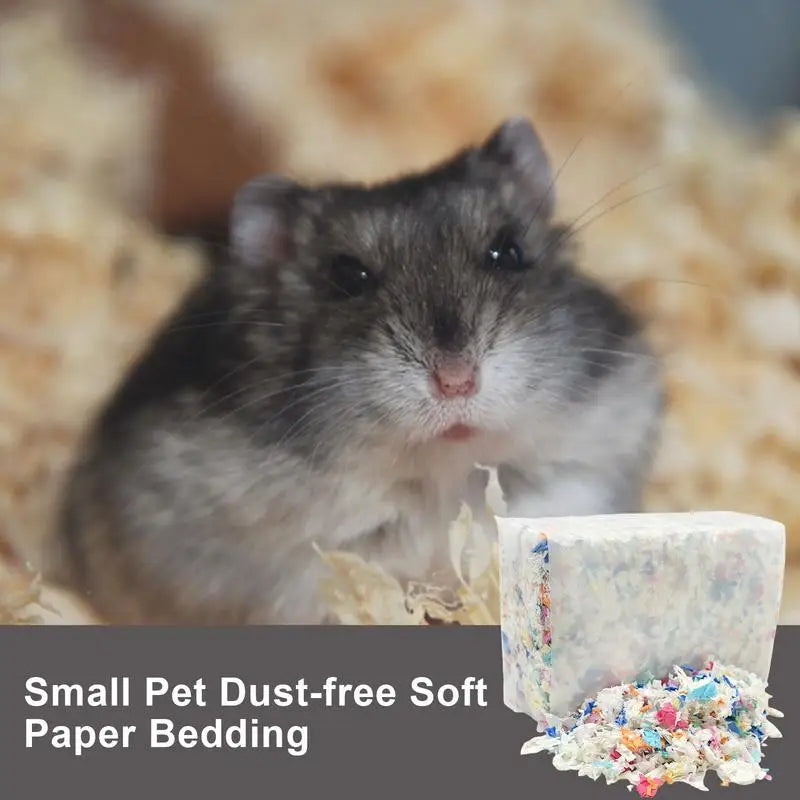 Paper Bedding For Small PetColorful Small Animal Bedding Soft And Comfortable Dust-Free For Hamsters Rabbits Guinea Pigs