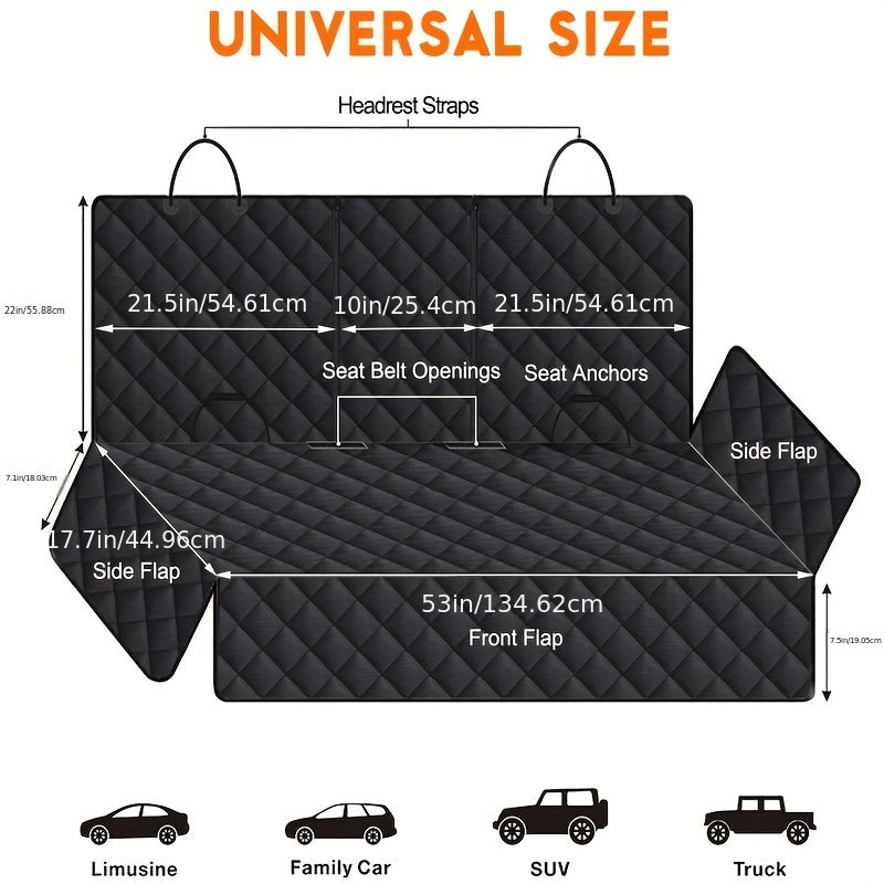 NNETM Pet Protector Waterproof Dog Car Mat