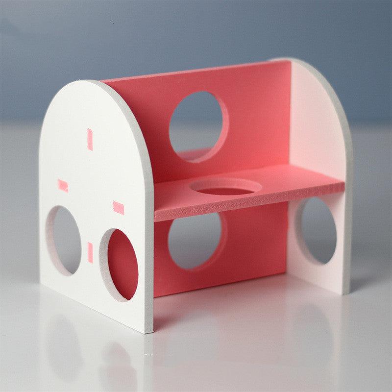 Rainbow Swing Hamster Molar Toy With Bridge And Seesaw