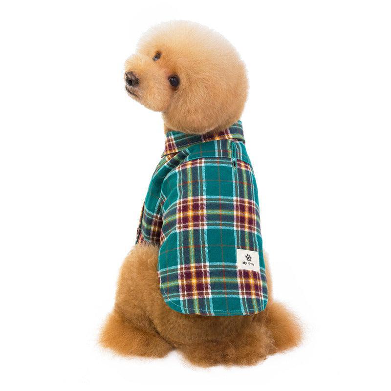 Cozy Checkered Pet Shirt
