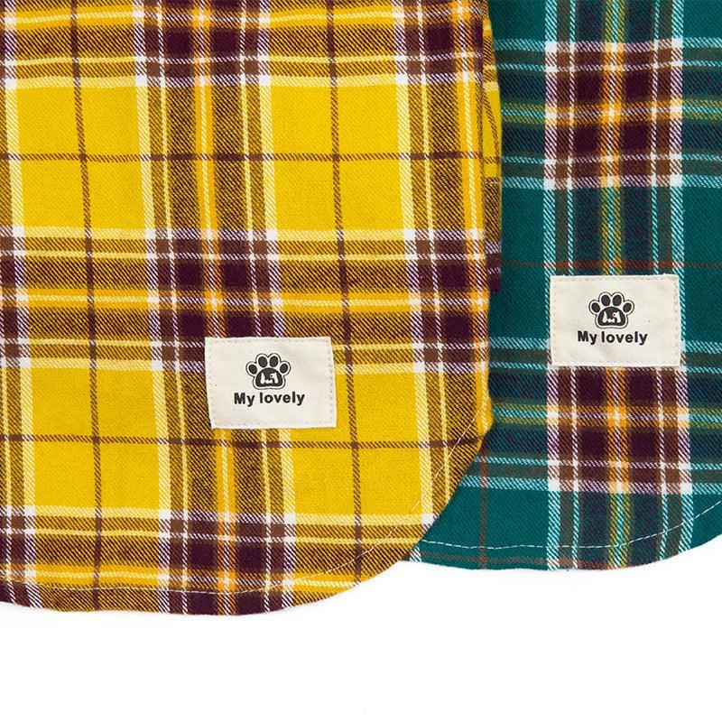 Cozy Checkered Pet Shirt